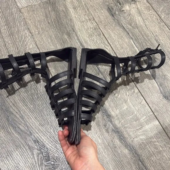 • Jeffrey Campbell • Women’s Gladiator Sandals Black 9