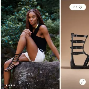 • Jeffrey Campbell • Women’s Gladiator Sandals Black 9