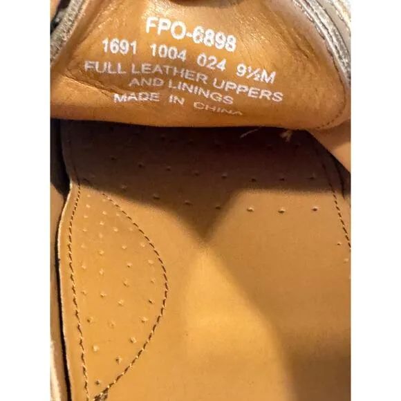 👞 Jos. A. Bank Tan Suede Derby Shoes | Men's 9.5M | Full Leather Upper 👞