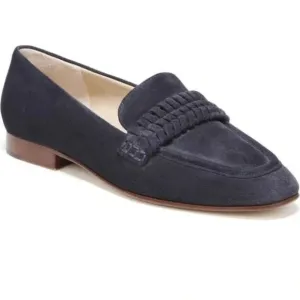 🆕 VERONICA BEARD Arlie Loafer Shoes Suede Navy Blue 9.5