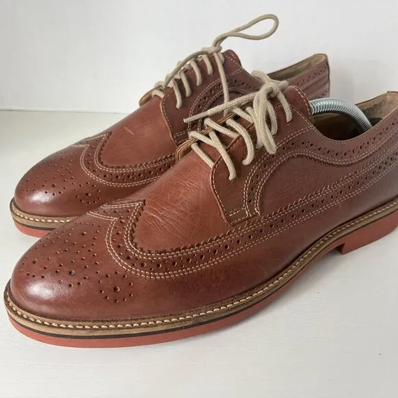 1901 Nordstrom Kyle Brown Leather Brogues – Size 9