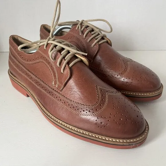 1901 Nordstrom Kyle Brown Leather Brogues – Size 9