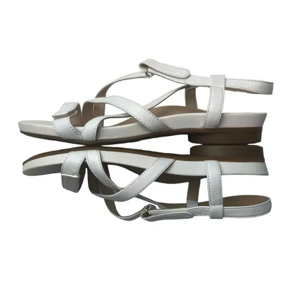 ABEO B.I.O. System Samantha White Strappy Sandal 7N