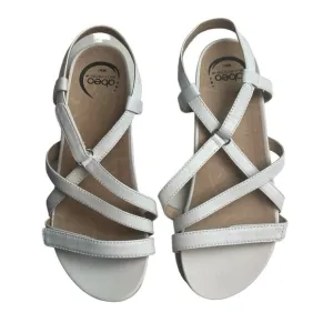 ABEO B.I.O. System Samantha White Strappy Sandal 7N