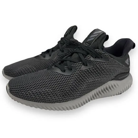 Adidas Alphabounce 1 Womens Size 9 Black Gray Fitness Walking Running Shoes