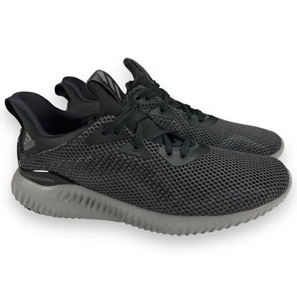 Adidas Alphabounce 1 Womens Size 9 Black Gray Fitness Walking Running Shoes