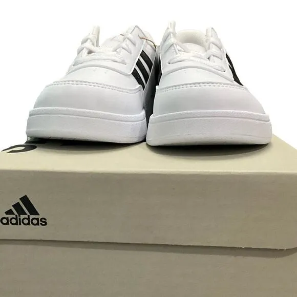 adidas Boy’s Breaknet Shoes Sneakers Synthetic Leather Upper Comfort Size 2 NEW