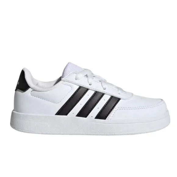 adidas Boy’s Breaknet Shoes Sneakers Synthetic Leather Upper Comfort Size 2 NEW