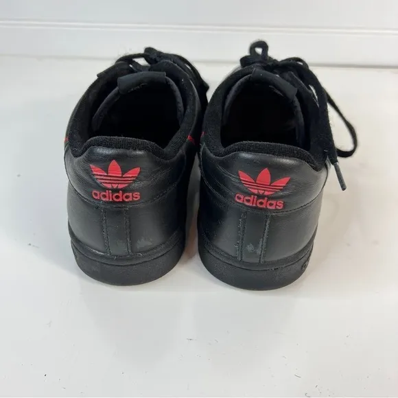 Adidas Continental 80 Sneakers Men Size 10 Black Green Casual Shoes EE5343