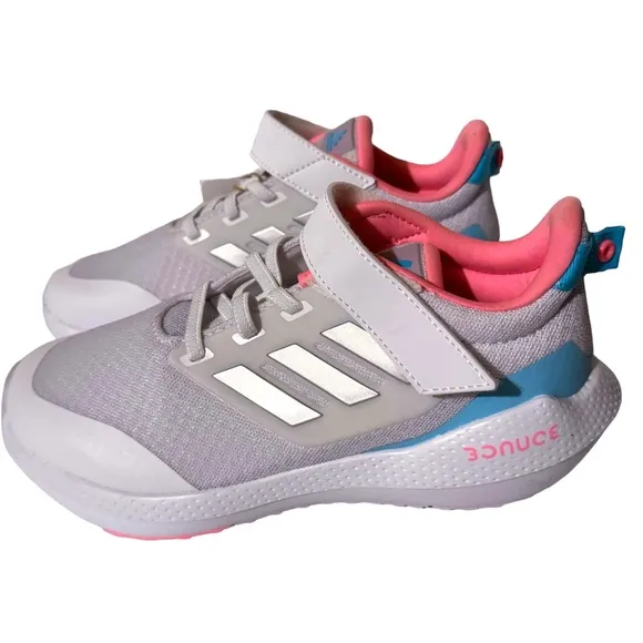 Adidas EQ21 Bounce Run 2.0 Junior Girls Running Shoes Size: 3  (Little Girl)
