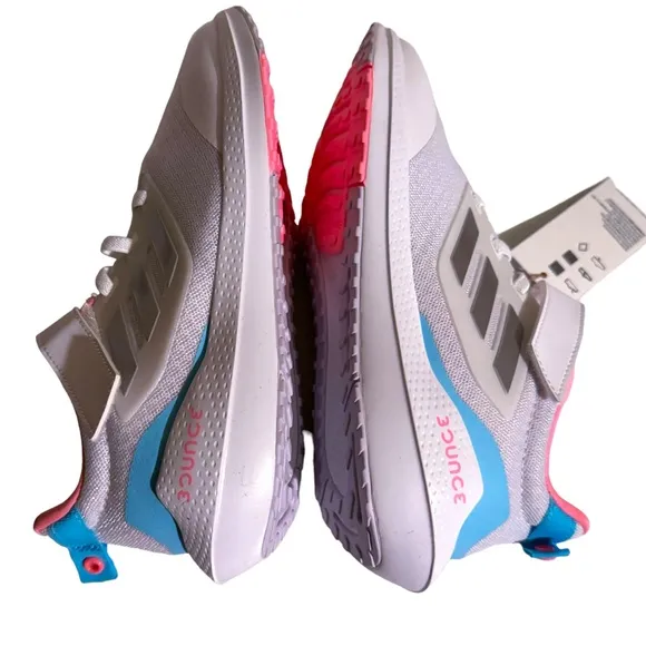 Adidas EQ21 Bounce Run 2.0 Junior Girls Running Shoes Size: 3  (Little Girl)