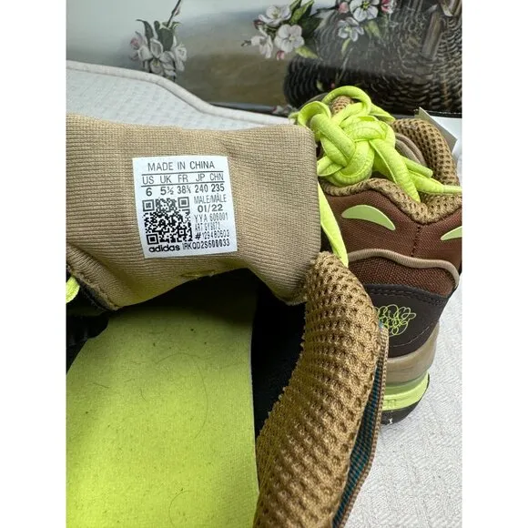 Adidas Hoverturf Plant And Originals Men's Trail Running Shoes 5.5 Brown/Yellow