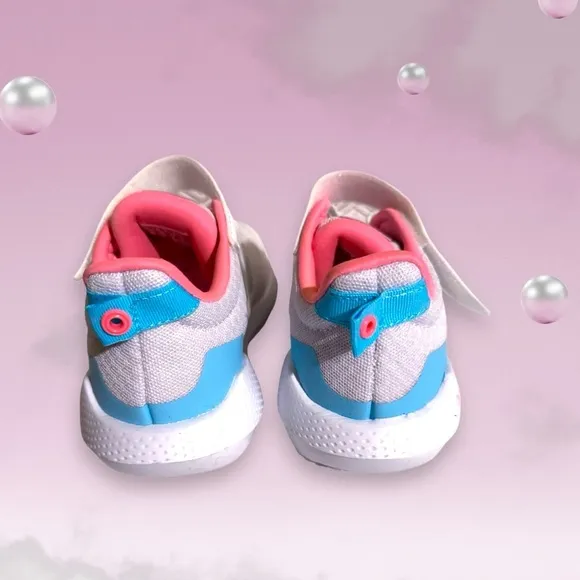 Adidas Kids' Girls Pink and Blue Sneakers Size 3