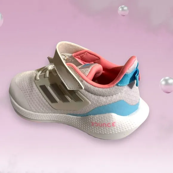 Adidas Kids' Girls Pink and Blue Sneakers Size 3