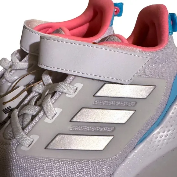 Adidas Kids' Girls Pink and Blue Sneakers Size 3