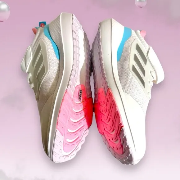 Adidas Kids' Girls Pink and Blue Sneakers Size 3