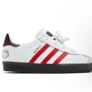 Adidas Kids Hello Kitty Gazelle Shoes - White and Red