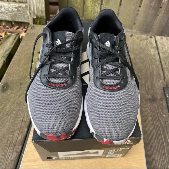 Adidas Men’s S2G SL Golf Shoes FW6315 Gray/Black/Scarlet New In Box Sz 10 M
