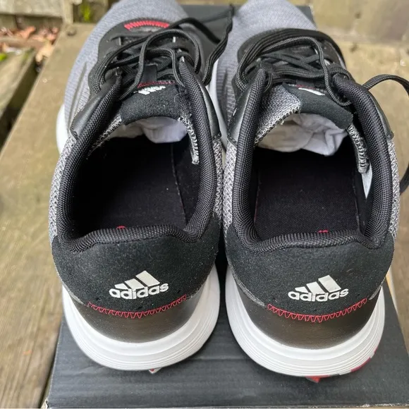 Adidas Men’s S2G SL Golf Shoes FW6315 Gray/Black/Scarlet New In Box Sz 10 M
