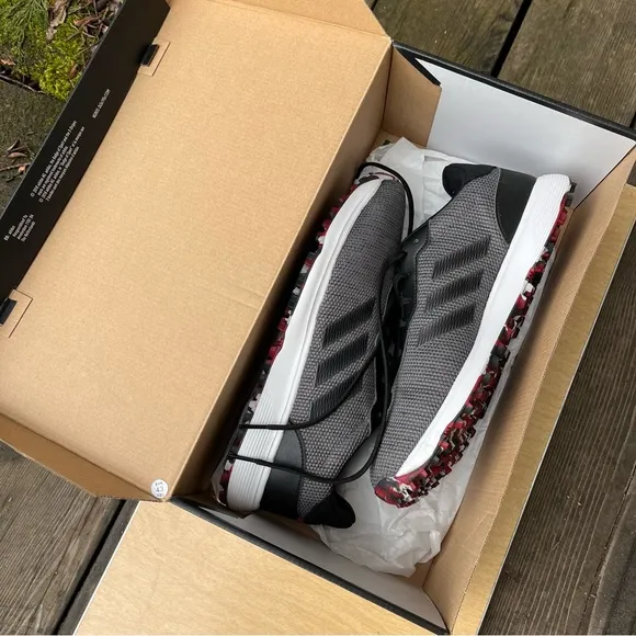 Adidas Men’s S2G SL Golf Shoes FW6315 Gray/Black/Scarlet New In Box Sz 10 M