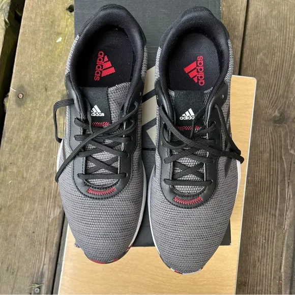Adidas Men’s S2G SL Golf Shoes FW6315 Gray/Black/Scarlet New In Box Sz 10 M