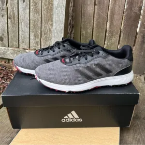 Adidas Men’s S2G SL Golf Shoes FW6315 Gray/Black/Scarlet New In Box Sz 10 M