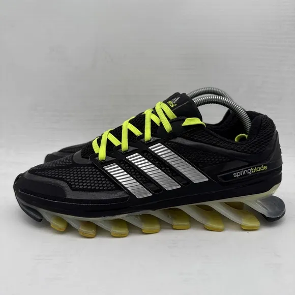 Adidas Men's Springblade Ignite Running Shoes Fitness Black Neon Yellow SZ 7