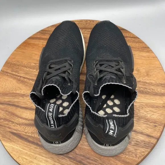 Adidas NMD R1 Mens Size 14 Black Reflective Nomad Runner 1 Prime Knit Comfort