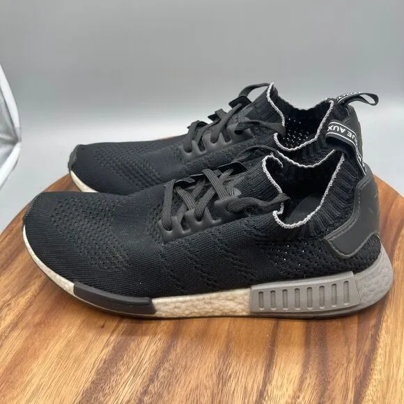 Adidas NMD R1 Mens Size 14 Black Reflective Nomad Runner 1 Prime Knit Comfort