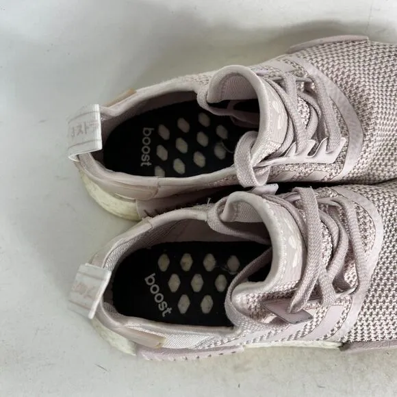 adidas NMD R1 Sneaker Women's 8 Orchid Tint Pink Lace Up Running Shoes B37652