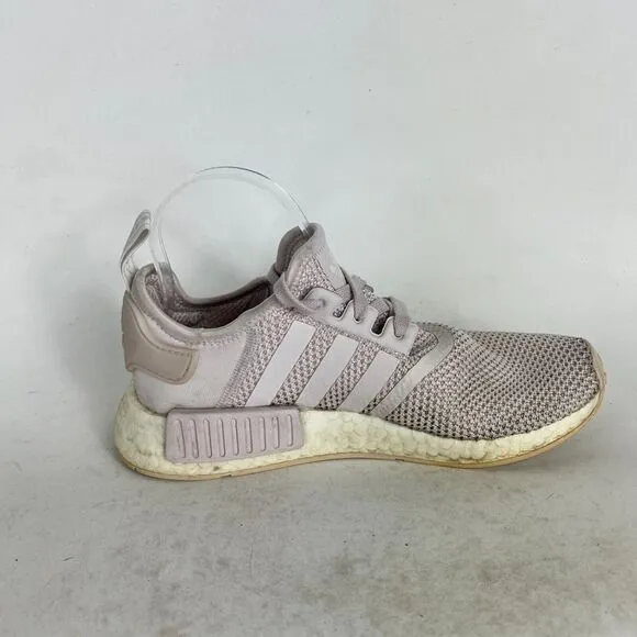 adidas NMD R1 Sneaker Women's 8 Orchid Tint Pink Lace Up Running Shoes B37652