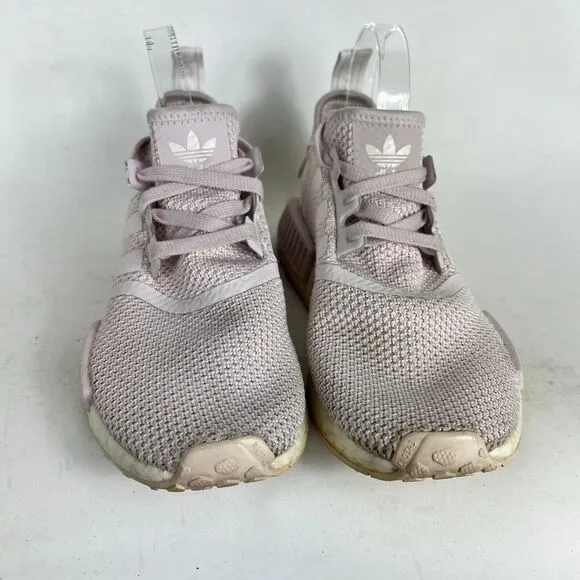 adidas NMD R1 Sneaker Women's 8 Orchid Tint Pink Lace Up Running Shoes B37652