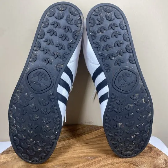 Adidas Originals Samoa Mens White And Black Size 14 Athletic Shoes Sneakers