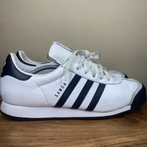 Adidas Originals Samoa Mens White And Black Size 14 Athletic Shoes Sneakers
