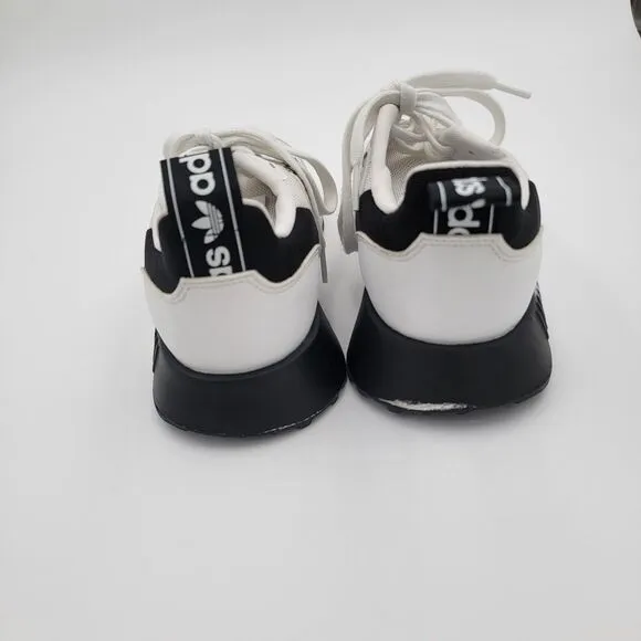 Adidas Originals White &amp; Black Multix Spotlight 2.0 Running Shoes Sneakers Sz 5