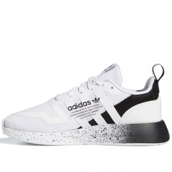 Adidas Originals White &amp; Black Multix Spotlight 2.0 Running Shoes Sneakers Sz 5