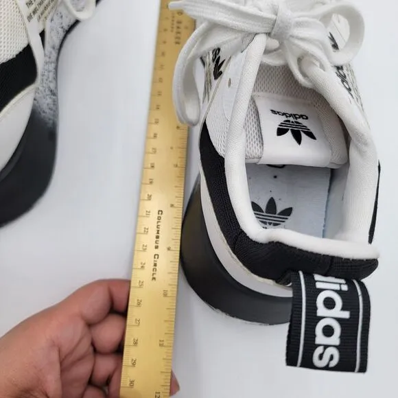 Adidas Originals White &amp; Black Multix Spotlight 2.0 Running Shoes Sneakers Sz 5