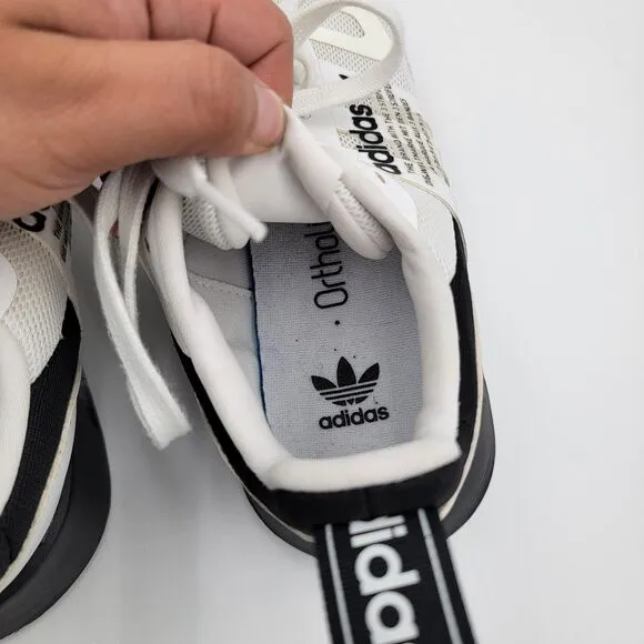 Adidas Originals White &amp; Black Multix Spotlight 2.0 Running Shoes Sneakers Sz 5