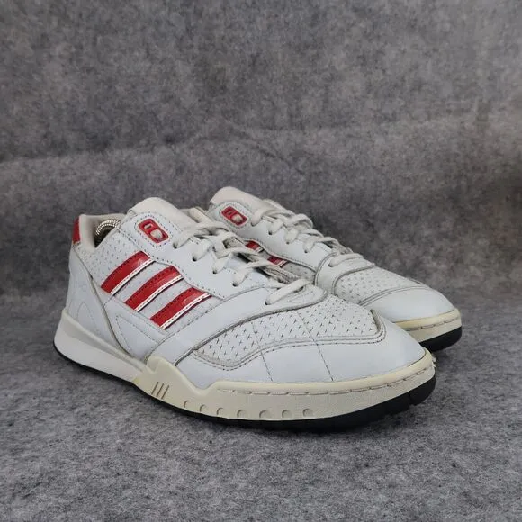 Adidas Shoes Men 8 Sneaker Lifestyle Active AR Trainer Grey Red Comfort Athletic