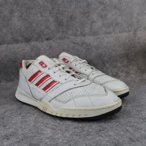 Adidas Shoes Men 8 Sneaker Lifestyle Active AR Trainer Grey Red Comfort Athletic