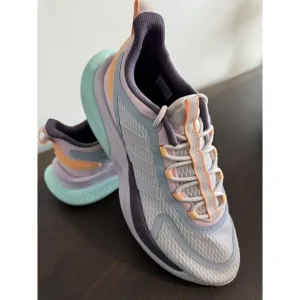adidas Women's 10 Alphabounce  Running Shoes Sneakers Purple Teal New