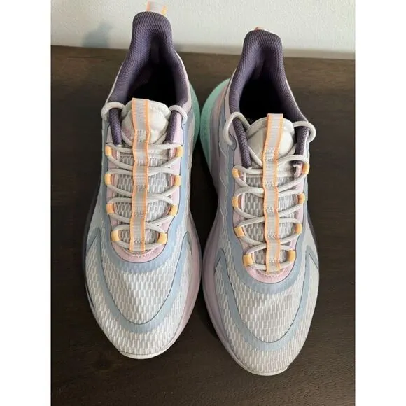 adidas Women's 10 Alphabounce  Running Shoes Sneakers Purple Teal New