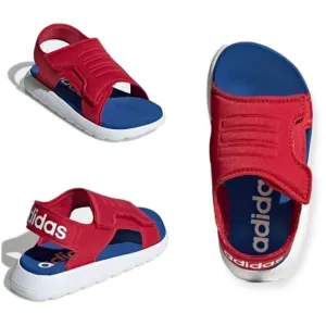 ADIDAS Comfort Toddler Boys Sandals in Red &amp; Blue Size 9 NEW