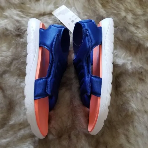 ADIDAS Comfort Kids Boys Sandals in Royal Blue &amp; Orange