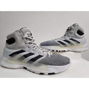 Adidas Men's Pro Bounce Madness BB8072 White Basketball Shoes Sneakers Size 12