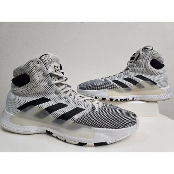 Adidas Men's Pro Bounce Madness BB8072 White Basketball Shoes Sneakers Size 12