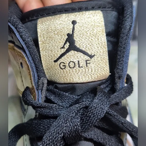 Air Jordan 1 Golf High Gold Toe Men's Size 13 .