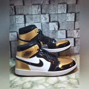 Air Jordan 1 Golf High Gold Toe Men's Size 13 .
