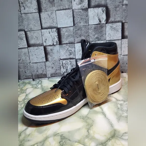 Air Jordan 1 Golf High Gold Toe Men's Size 13 .
