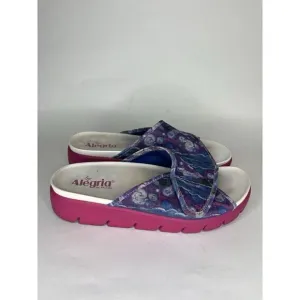 Alegria AIR-267 AIRIE Such A Monet Women 41 US 10 Comfort Platform Slide Sandals